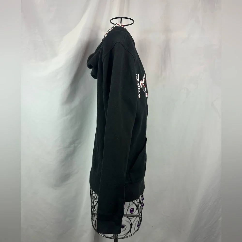 Michael Kors black logo zip up hoodie size XS